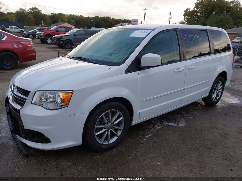 Vin: 2c4rdgbg0gr341770, lot: 46873091, dodge grand caravan se plus 20162