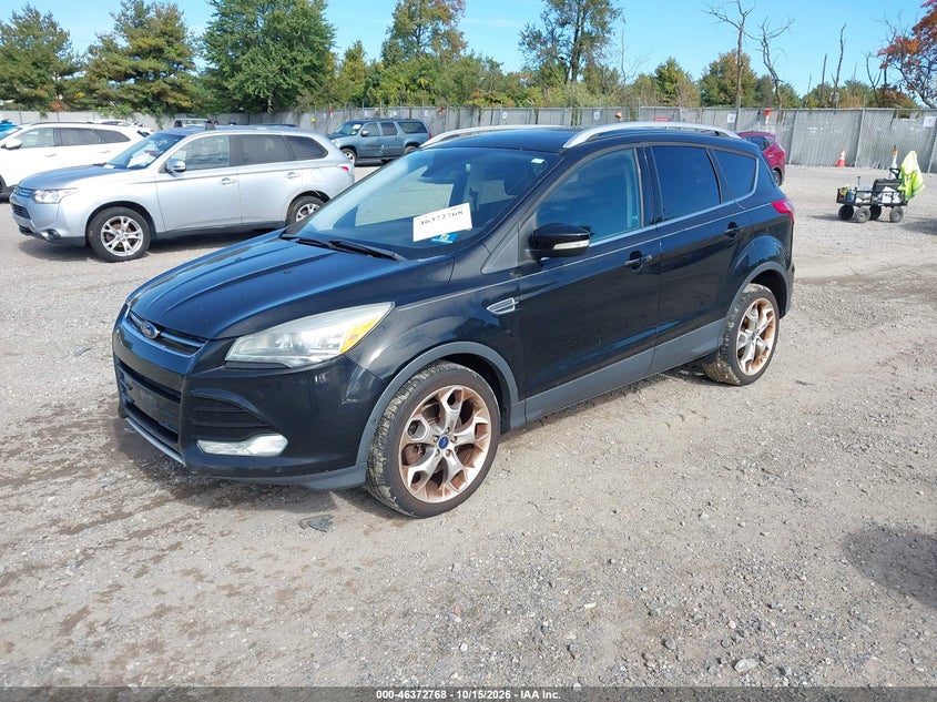 Vin: 1fmcu9j98gua90015, lot: 46873101, ford escape titanium 20162
