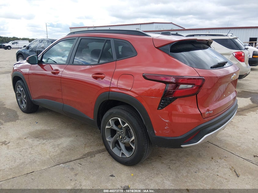 Vin: kl77lhe25rc106290, lot: 46873103, chevrolet trax fwd lt 20243