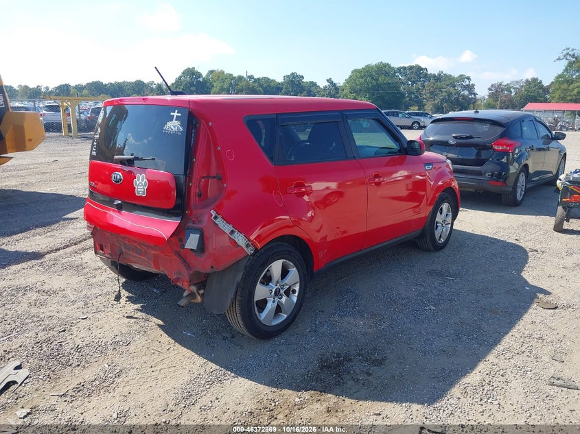 Vin: kndjn2a26k7670180, lot: 46873202, kia soul 20194