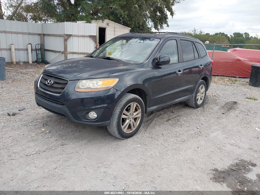 Vin: 5nmsk4ag3ah341495, lot: 46873233, hyundai santa fe limited v6 20102