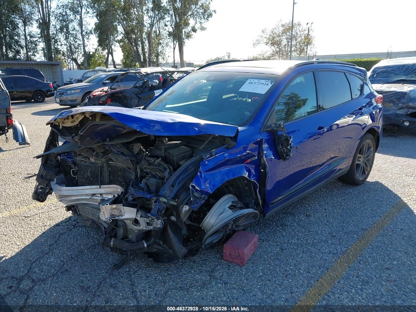 Vin: 5j8tc1h68ml021283, lot: 46873261, acura rdx a-spec package 20212