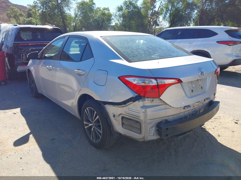 Vin: 5yfburhe4gp400225, lot: 46873284, toyota corolla le plus 20163