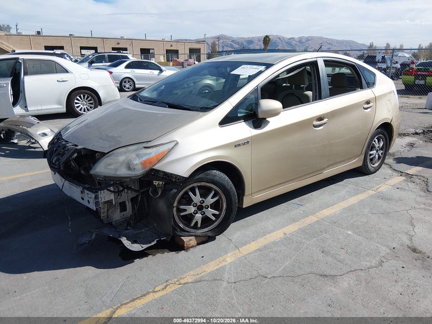 Vin: jtdkn3du4a1309278, lot: 46873327, toyota prius ii 20102