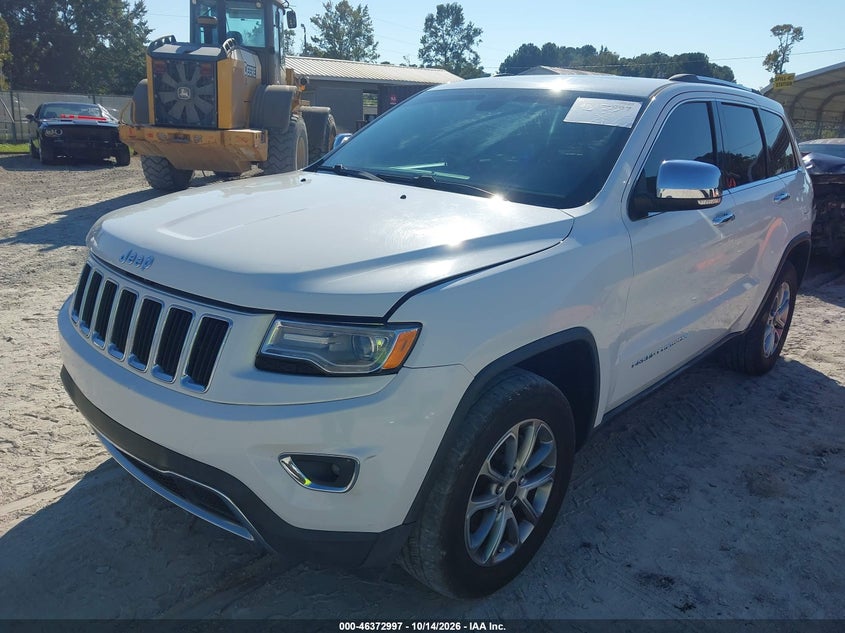 Vin: 1c4rjebg2fc769408, lot: 46873330, jeep grand cherokee limited 20152
