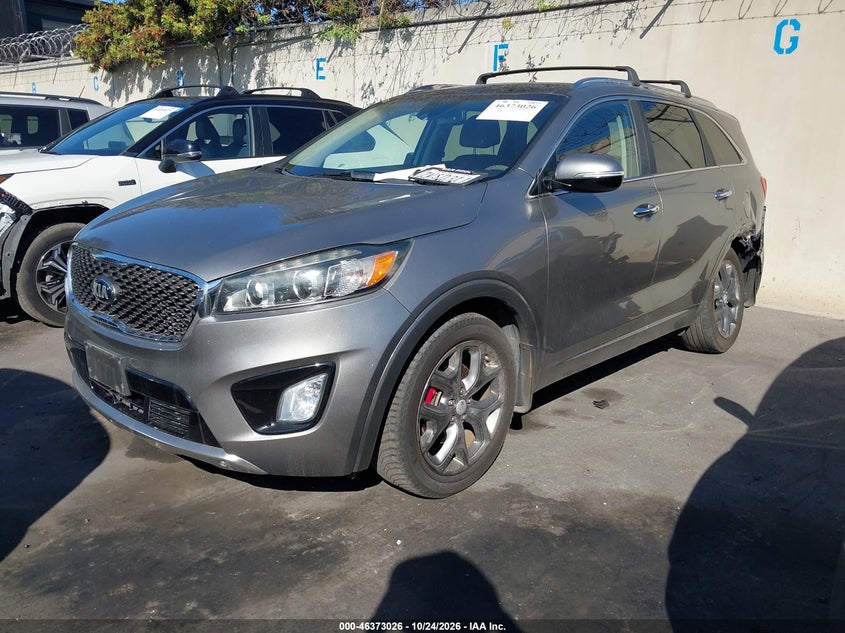 Vin: 5xypk4a54hg263415, lot: 46873359, kia sorento 3.3l sx 20172