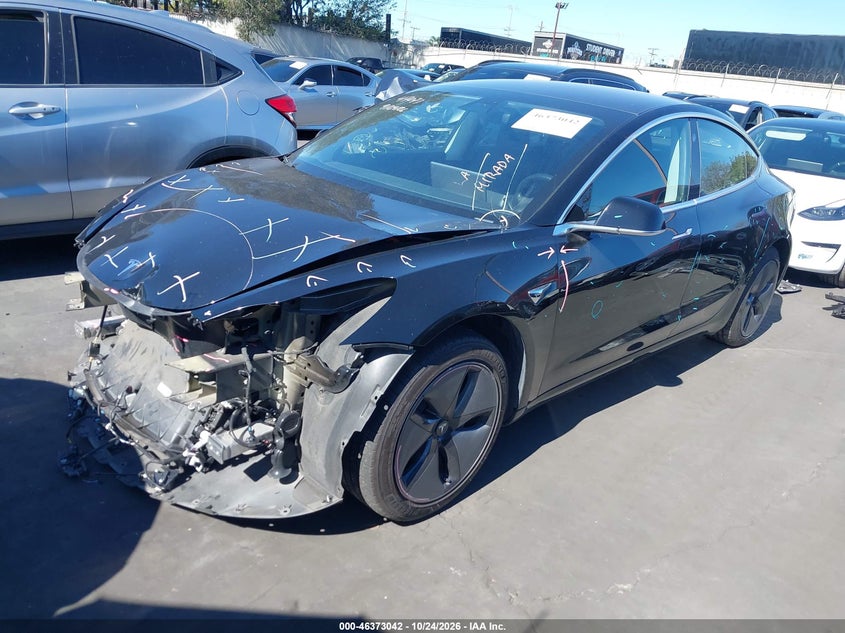 Vin: 5yj3e1eaxkf304706, lot: 46873375, tesla model 3 long range/mid range/standard range/standard range plus 20192