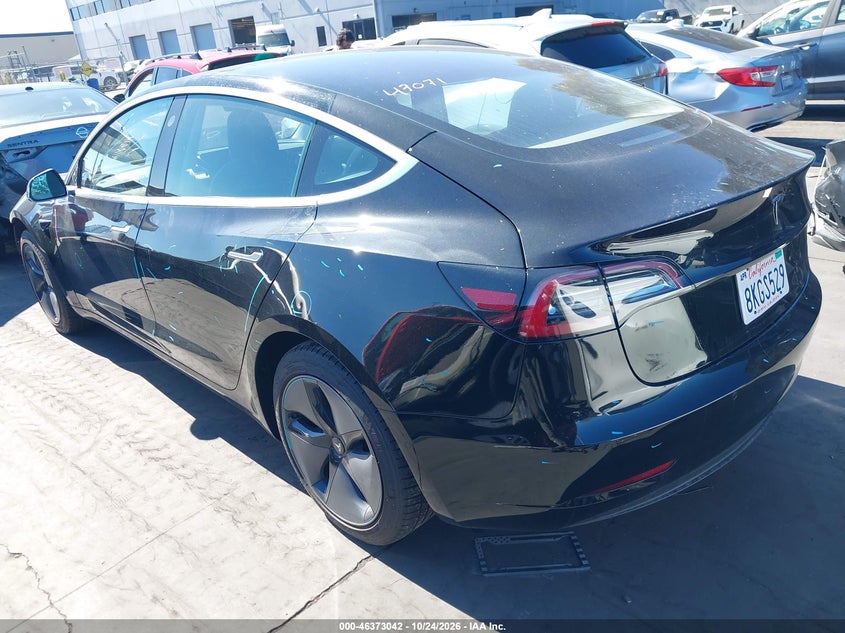 Vin: 5yj3e1eaxkf304706, lot: 46873375, tesla model 3 long range/mid range/standard range/standard range plus 20193