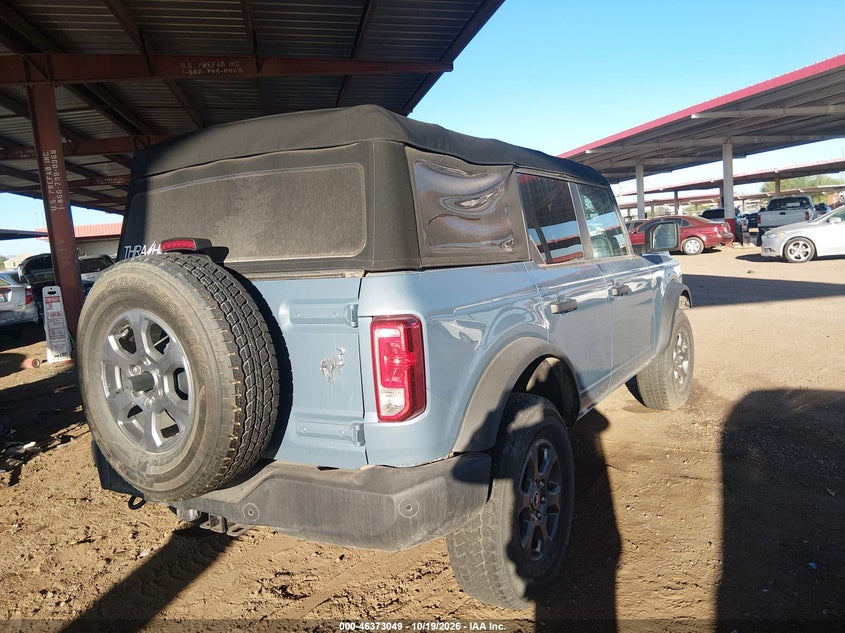 Vin: 1fmde7bhxsla66714, lot: 46873382, ford bronco big bend 20254