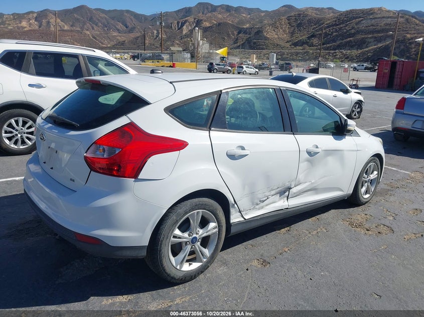 Vin: 1fadp3k24el312752, lot: 46873389, ford focus se 20144