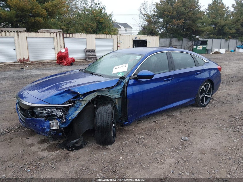 2018 Honda Accord Sport, Left Front, IAAI, VIN 1HGCV1F34JA179212 — photo 2