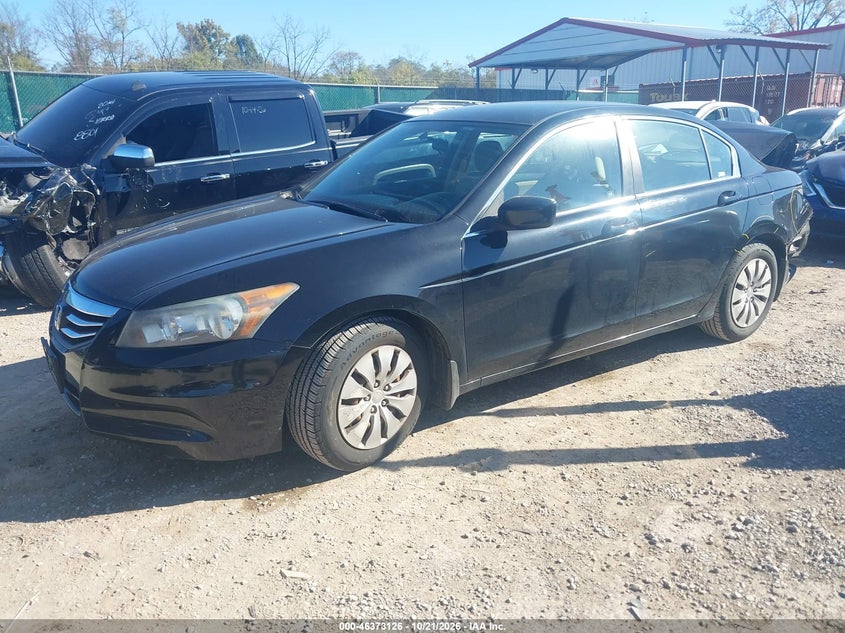 Vin: 1hgcp2f38ca082386, lot: 46873459, honda accord 2.4 lx 20122
