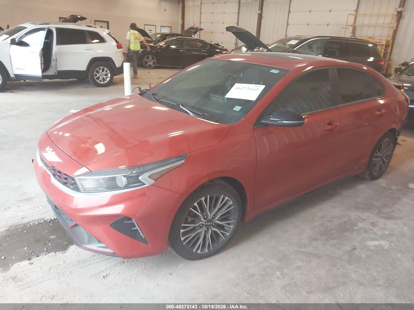 Vin: 3kpf54ad7ne430336, lot: 46873476, kia forte gt-line 20222