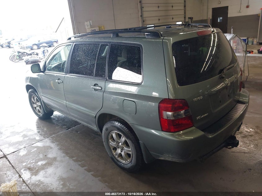 TOYOTA HIGHLANDER 2005 VIN JTEEP21A050080293