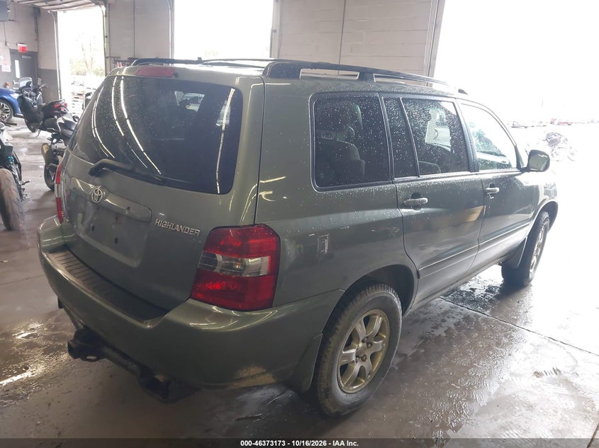 TOYOTA HIGHLANDER 2005 VIN JTEEP21A050080293