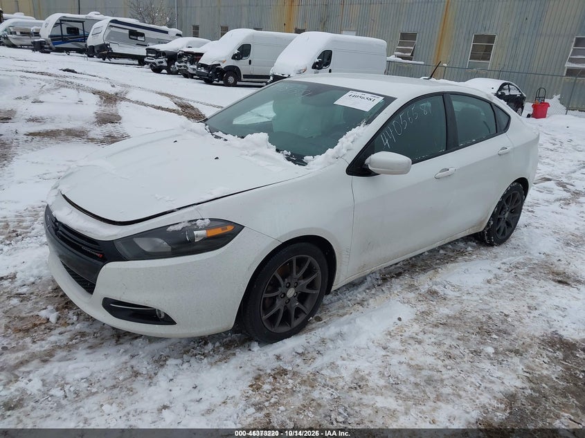 2015 Dodge Dart Sxt, Правый бок, IAAI, VIN 1C3CDFBB5FD403142 — фото 2