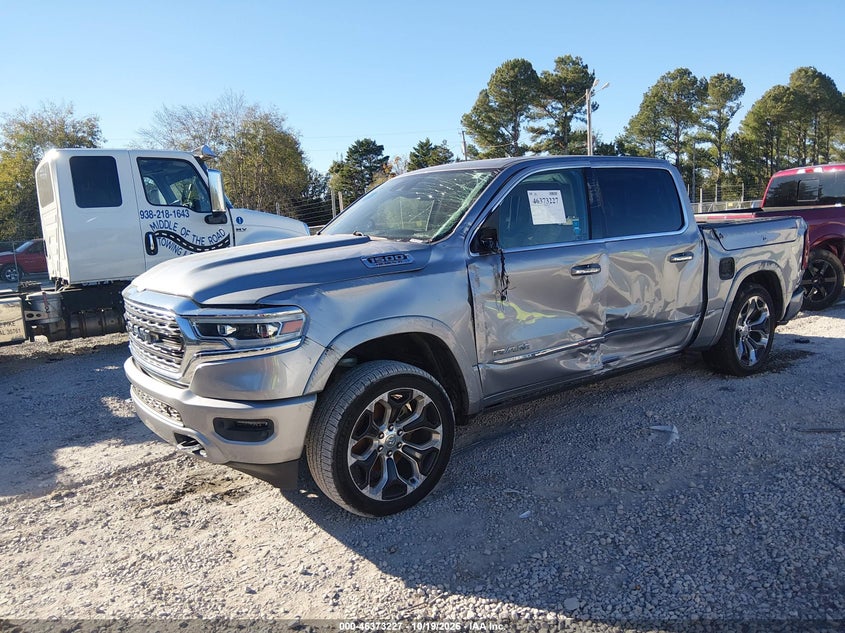 2019 Ram 1500 Limited 4X4 5'7 Box, Обидва боки, IAAI, VIN 1C6SRFHT1KN812971 — фото 2