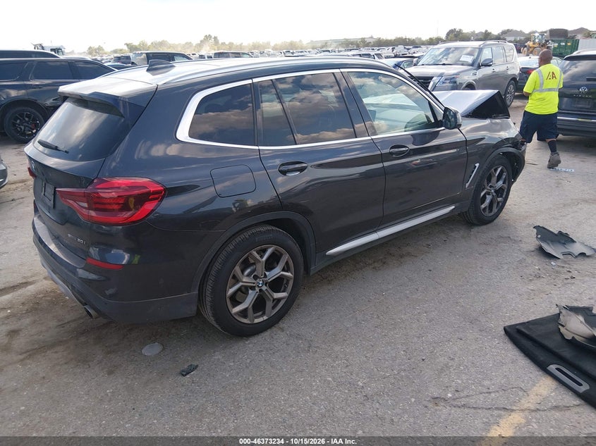 Vin: 5uxty3c0xm9f87961, lot: 46873567, bmw x3 sdrive30i 20214