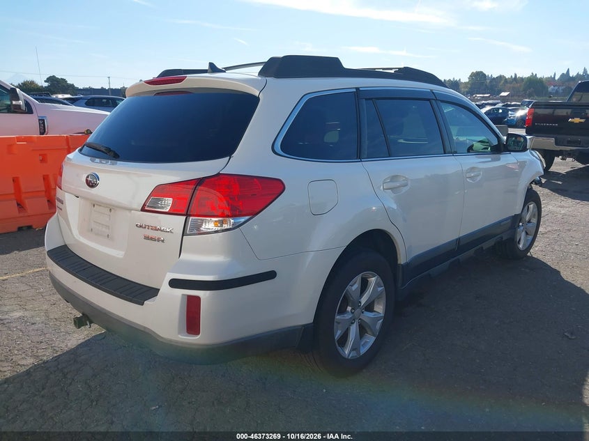 Vin: 4s4brdkc2d2224101, lot: 46873602, subaru outback 3.6r limited 20134