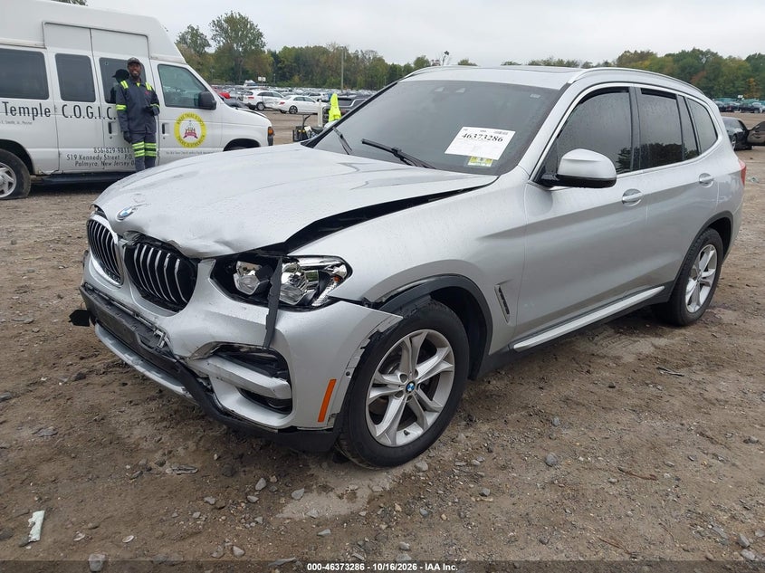 Vin: 5uxtr9c57klr05107, lot: 46873619, bmw x3 xdrive30i 20192