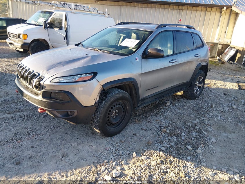 Vin: 1c4pjmbs5fw642141, lot: 46873650, jeep cherokee trailhawk 20152