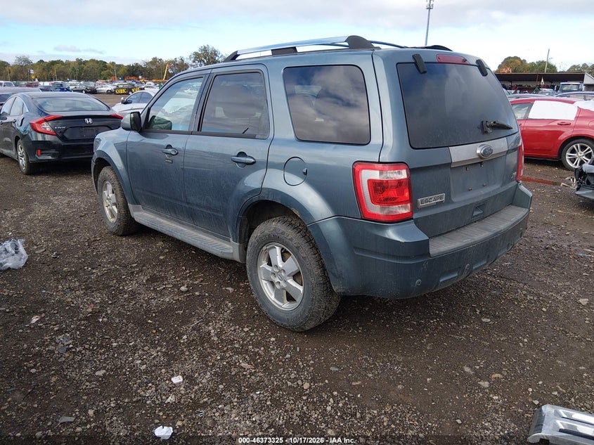 Vin: 1fmcu9eg2bka52129, lot: 46873658, ford escape limited 20113