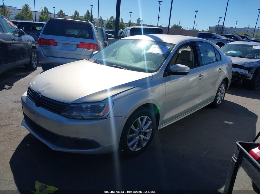 2011 Volkswagen Jetta 2.5L Se, Правый бок, IAAI, VIN 3VWDZ7AJ8BM331252 — фото 2