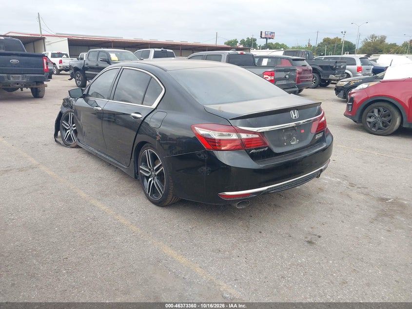 Vin: 1hgcr2f13ha037128, lot: 46873693, honda accord sport se 20173