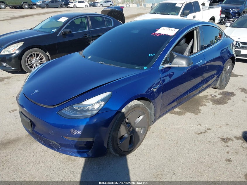 Vin: 5yj3e1ea0kf435546, lot: 46873698, tesla model 3 long range/mid range/standard range/standard range plus 20192