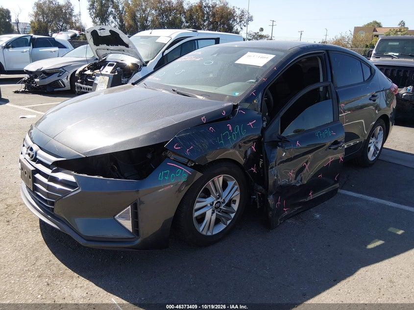 Vin: 5npd84lf2lh606408, lot: 46873742, hyundai elantra sel 20202