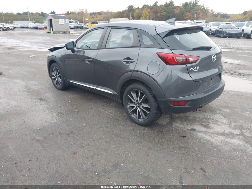 Vin: jm1dkfd78g0127482, lot: 46873774, mazda cx-3 grand touring 20163
