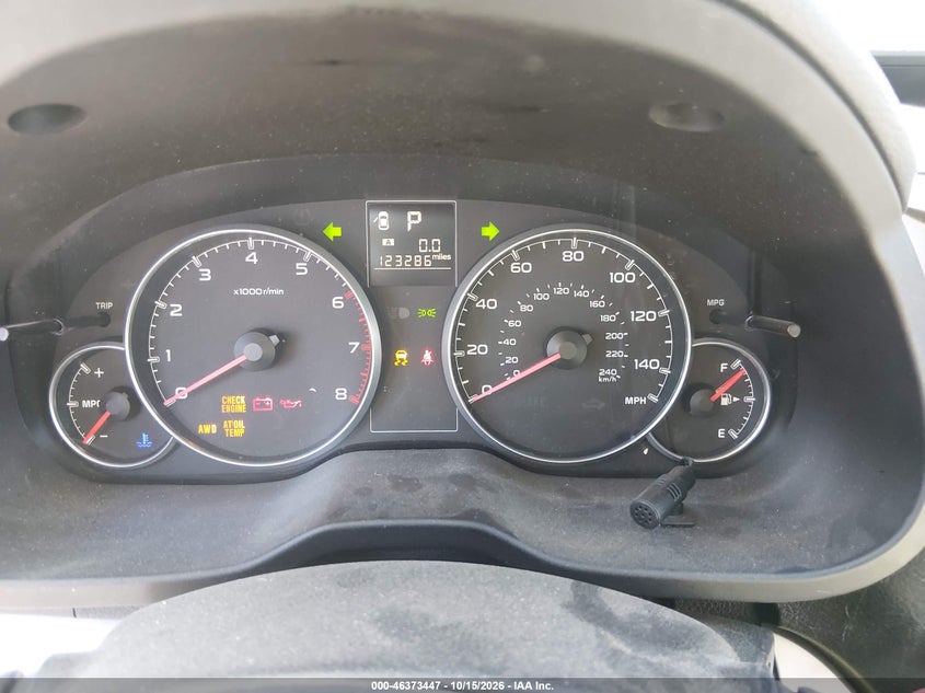 SUBARU OUTBACK 2014 VIN 4S4BRBAC5E3203826