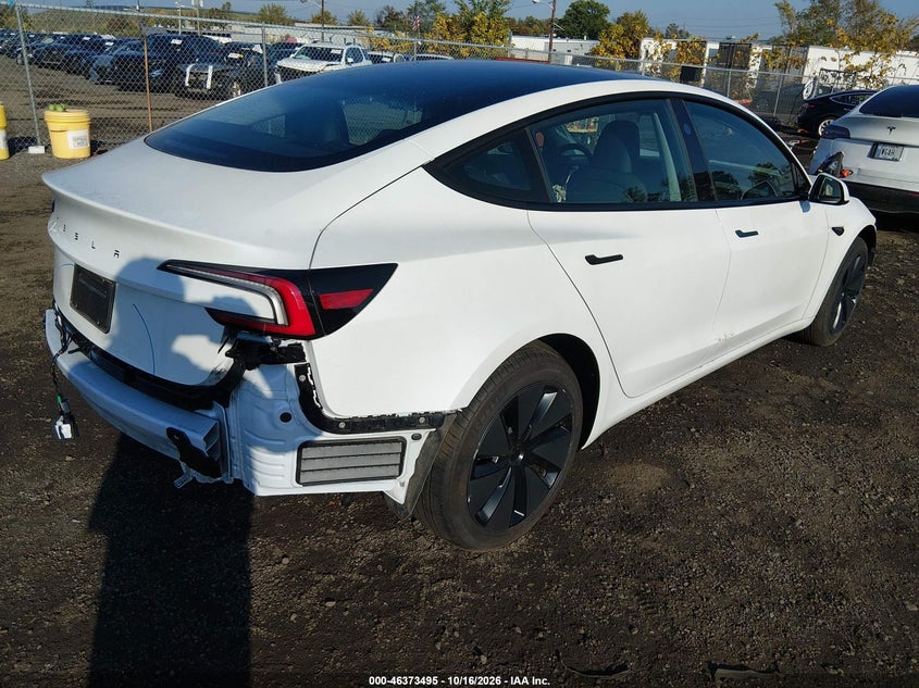 Vin: 5yj3e1ea0tf159807, lot: 46873828, tesla model 3 premium rear-wheel drive/rear-wheel drive 20264