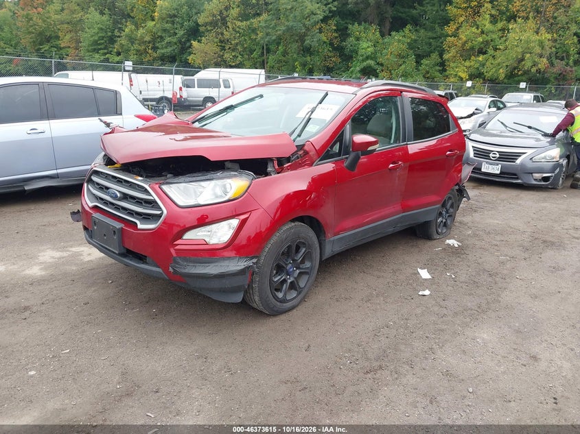 2020 Ford Ecosport Se, Front & Rear, IAAI, VIN MAJ3S2GE6LC362945 — photo 2