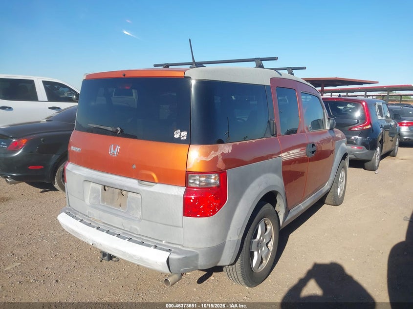 HONDA ELEMENT 2005 VIN 5J6YH18685L004176