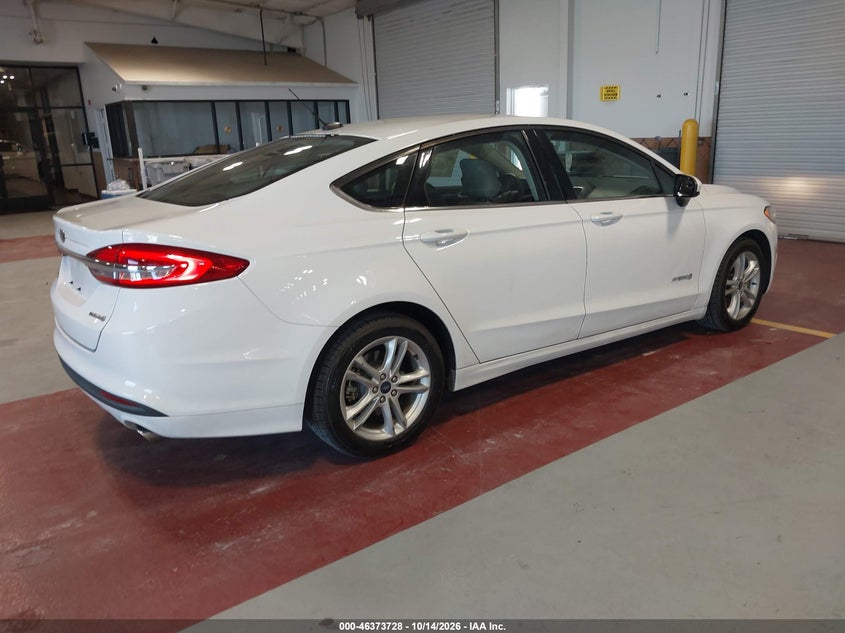 Vin: 3fa6p0uuxjr279001, lot: 46874061, ford fusion hybrid s 20184