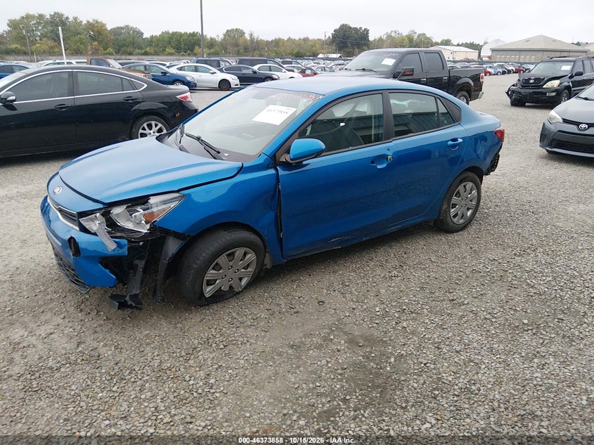Vin: 3kpa24ad3me372761, lot: 46874191, kia rio s 20212