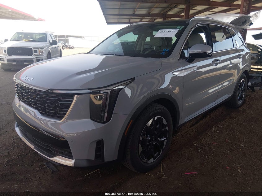 Vin: 5xyrl4jc9tg448878, lot: 46874210, kia sorento s 20262