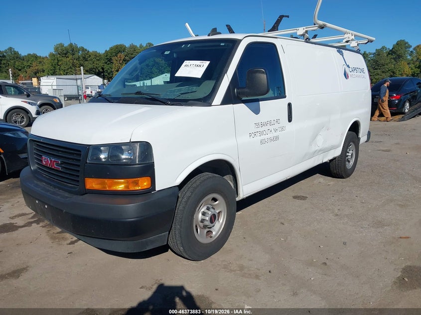 2023 GMC Savana Cargo Rwd 2500 Regular Wheelbase Work Van, Механика, IAAI, VIN 1GTW7AFP3P1103028 — фото 2