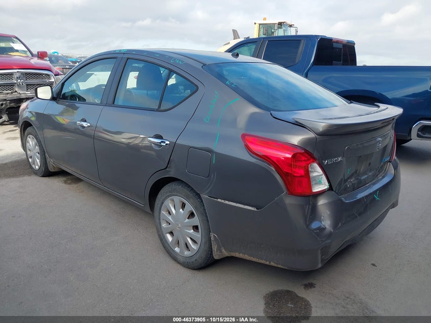Vin: 3n1cn7apxgl831881, lot: 46874238, nissan versa 1.6 sv 20163