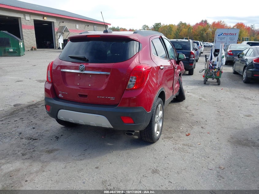 Vin: kl4cjhsb1fb134921, lot: 46874251, buick encore premium 20154