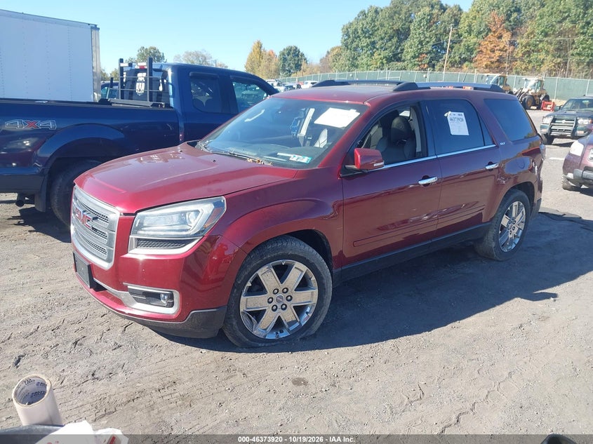 2017 GMC Acadia Limited, Rear, IAAI, VIN 1GKKVSKDXHJ239782 — photo 2