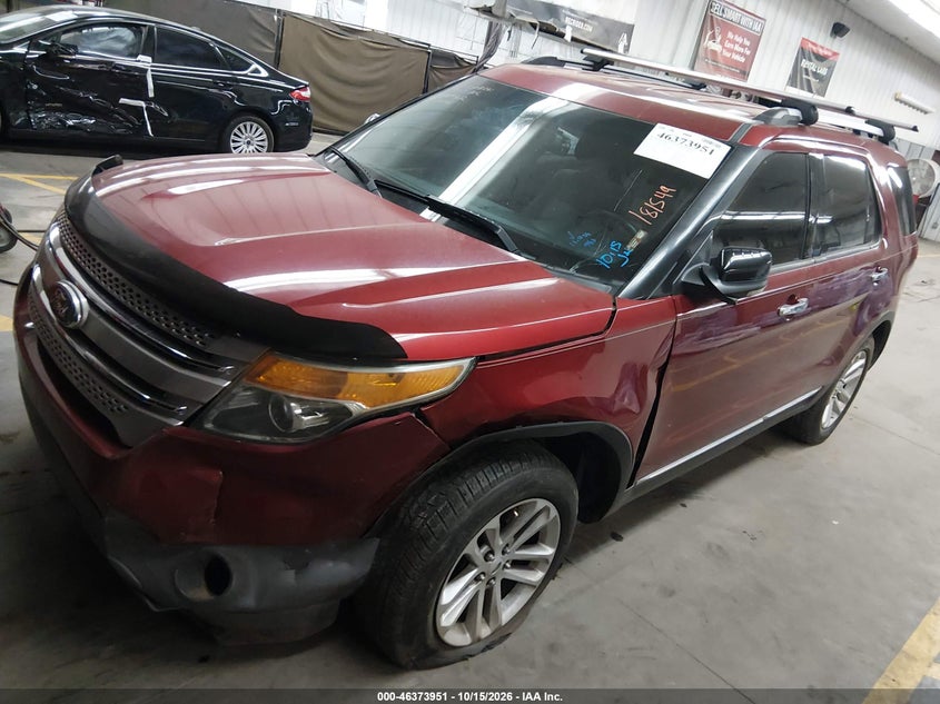 2014 Ford Explorer Xlt, Левый перёд, IAAI, VIN 1FM5K7D80EGA62646 — фото 2