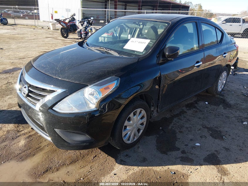 Vin: 3n1cn7ap5kl862822, lot: 46874342, nissan versa 1.6 sv 20192