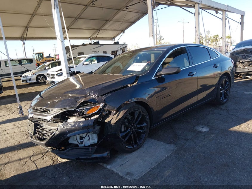 2022 Chevrolet Malibu Fwd Lt, Left Side, IAAI, VIN 1G1ZD5ST5NF120728 — photo 2