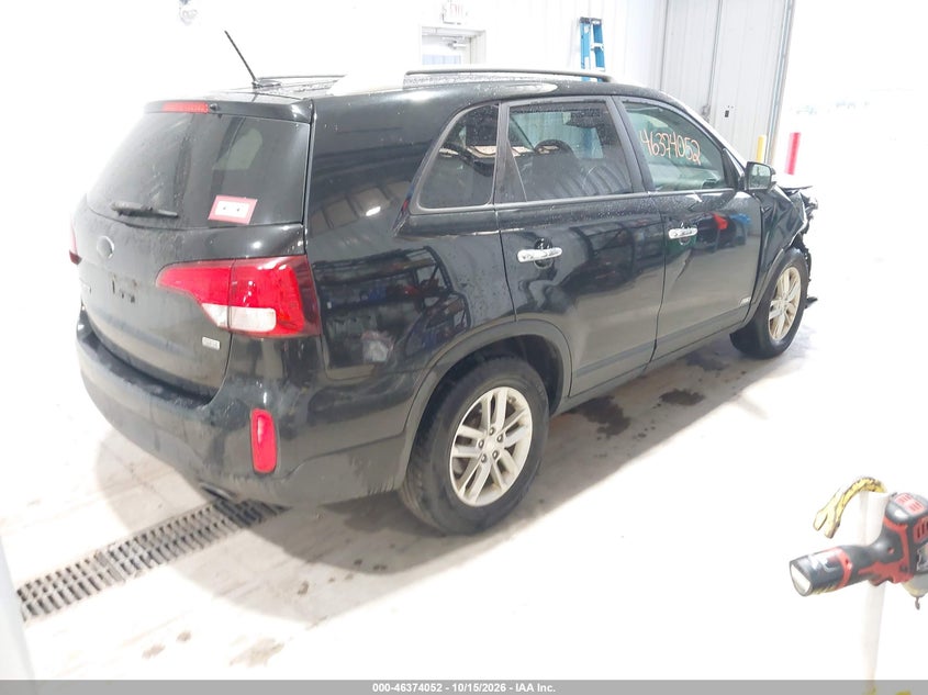 Vin: 5xyktca68fg597597, lot: 46874385, kia sorento lx 20154