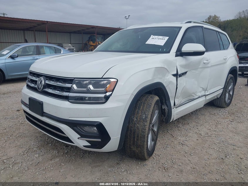 2018 Volkswagen Atlas 3.6L V6 Se W/Technology, Левый бок, IAAI, VIN 1V2FR2CA9JC538310 — фото 2
