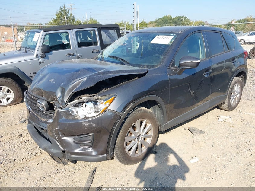 2016 Mazda Cx-5 Sport, Front End, IAAI, VIN JM3KE2BY6G0917468 — photo 2