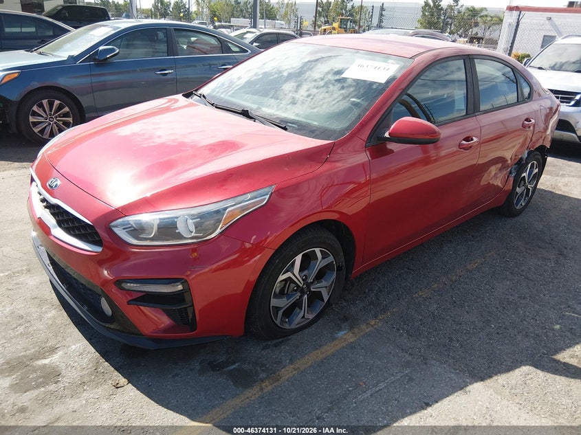 Vin: 3kpf24ad5ke062226, lot: 46874464, kia forte lxs 20192
