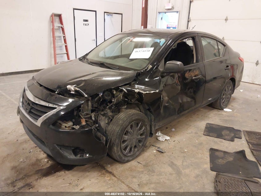 Vin: 3n1cn7ap7fl830816, lot: 46874483, nissan versa 1.6 s 20152